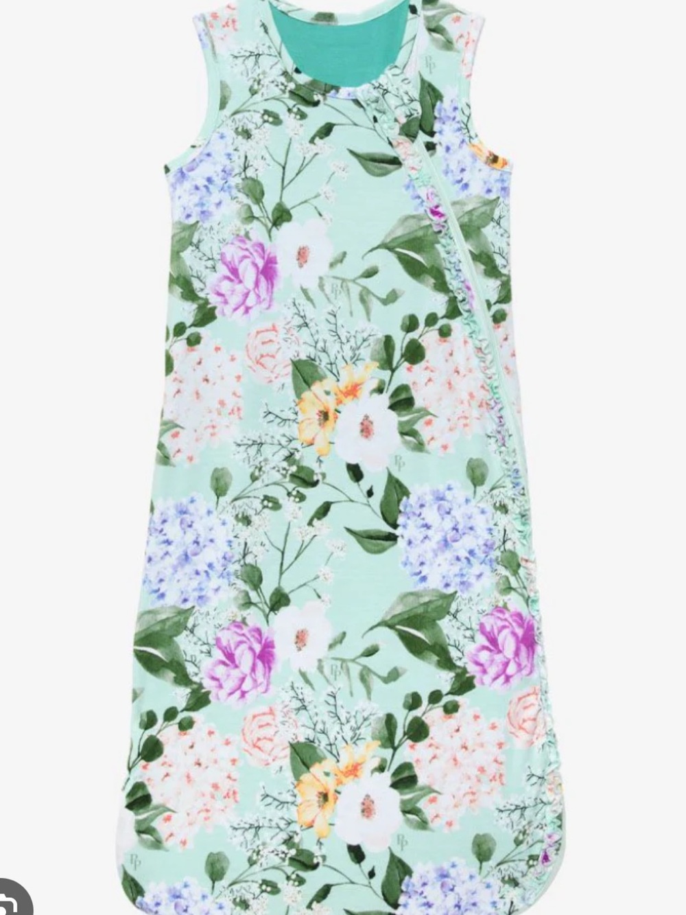 POSH PEANUT ERIN SLEEVELESS RUFFLED SLEEP BAG 0-6 MONTHS / 2.5 TOG